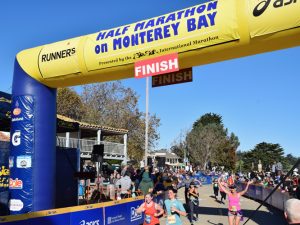 2017 Race Finish - 2017 Monterey Bay Half Marathon Official Results Book
